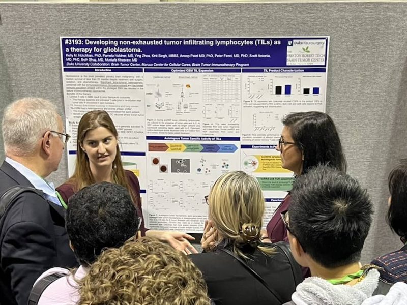 Kelly Hotchkiss presenting our TIL data at AACR 2023 (1)