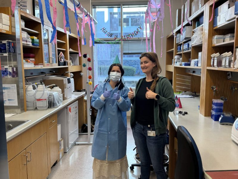 Birthday celebrations at the Khasraw Lab