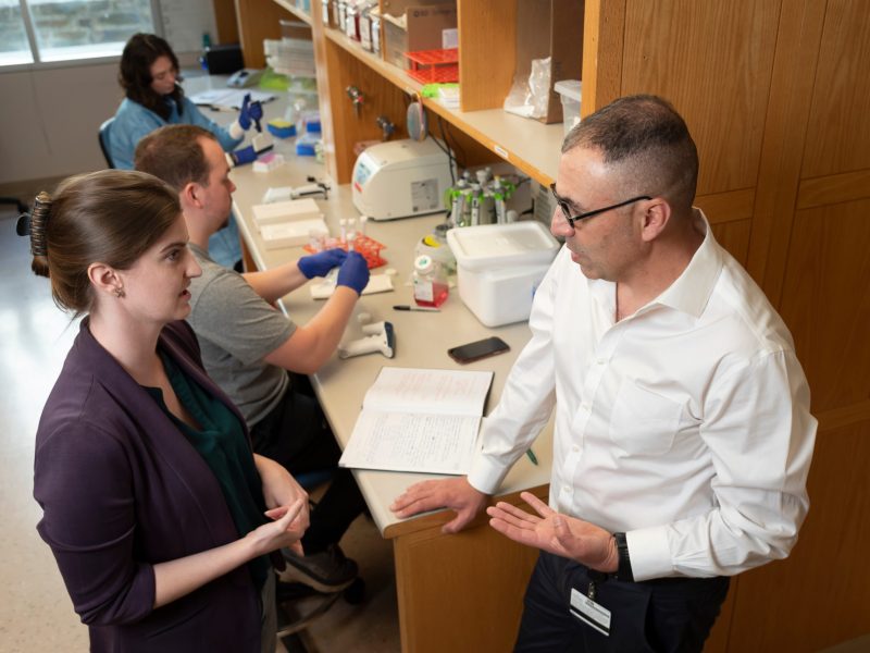 staff members of Mustafa Khasraw’s lab